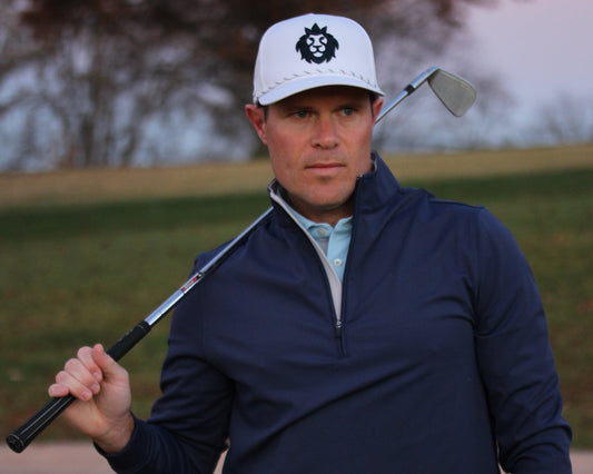 CrownFit Hat - White - TriCrown Golf