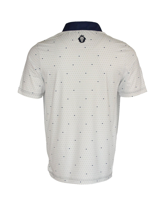 Men’s Christian golf polo with Lion of Judah embroidery by TriCrown Golf