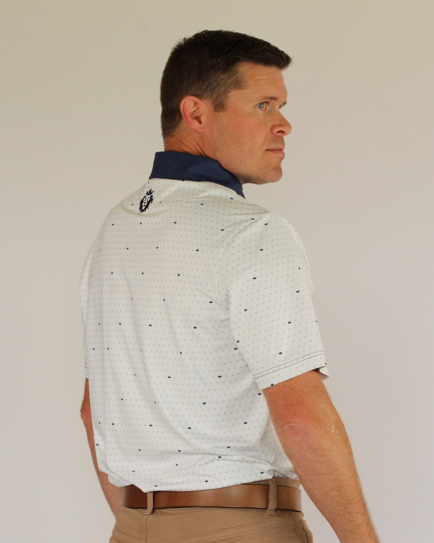 Lionheart Polo - Crown and Polka Dot - TriCrown Golf
