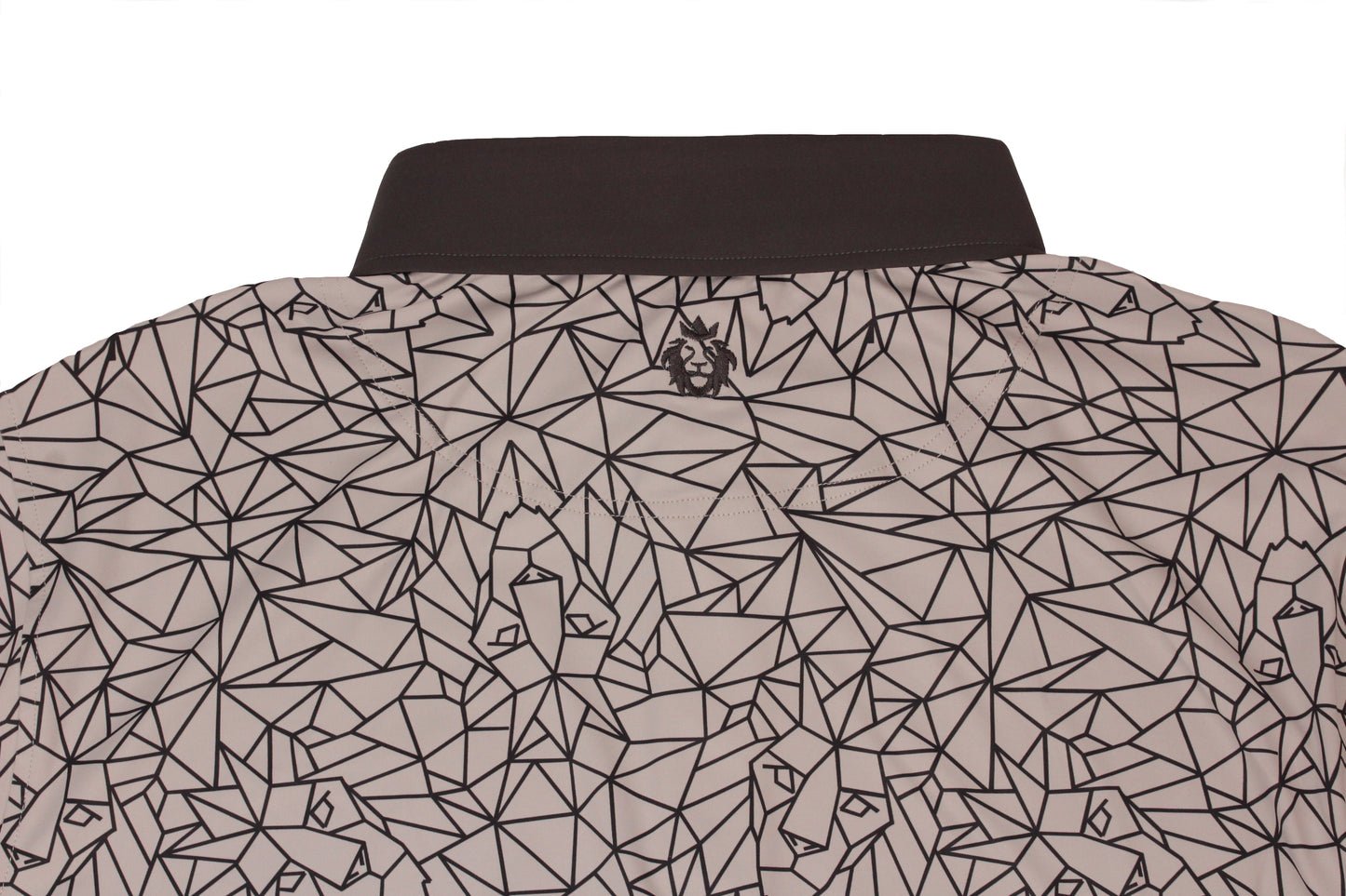 Lion Mosaic Christian Golf Polo