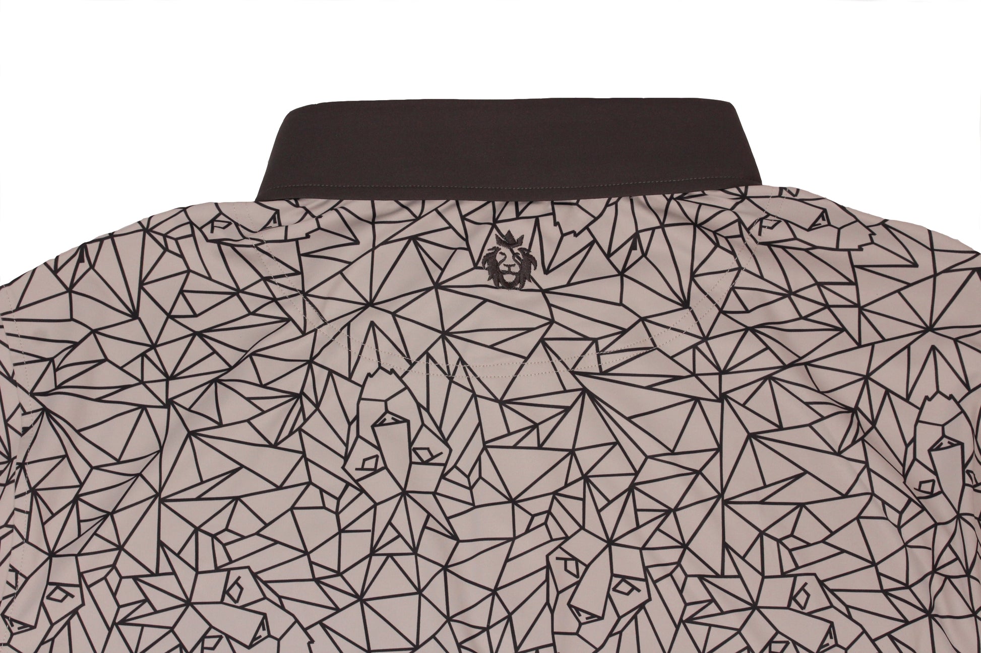 Lion Mosaic Christian Golf Polo