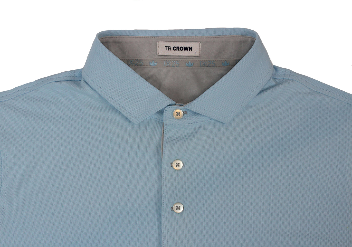 Pique Christian Golf Polo with Mother of Pearl Buttons