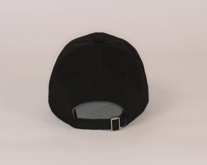 Christian Golf Hat Black with Metal Closure