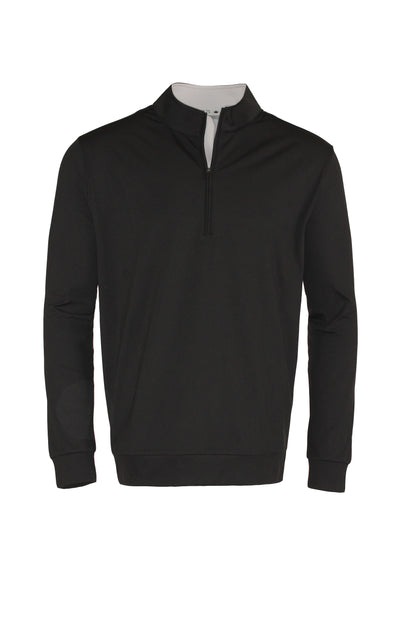 TriCrown Black Quarter Zip Christian Golf Apparel Gift