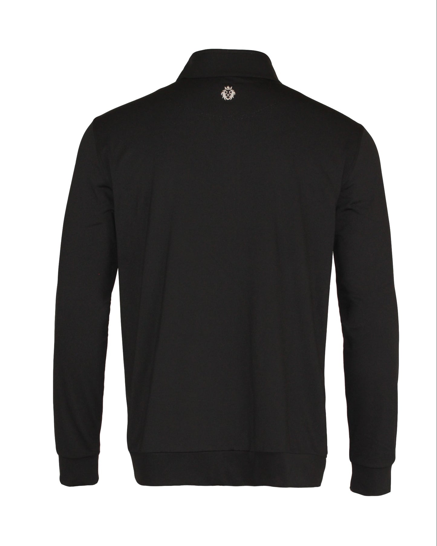 Black Quarter Zip Christian Golf Apparel with Lion of Judah