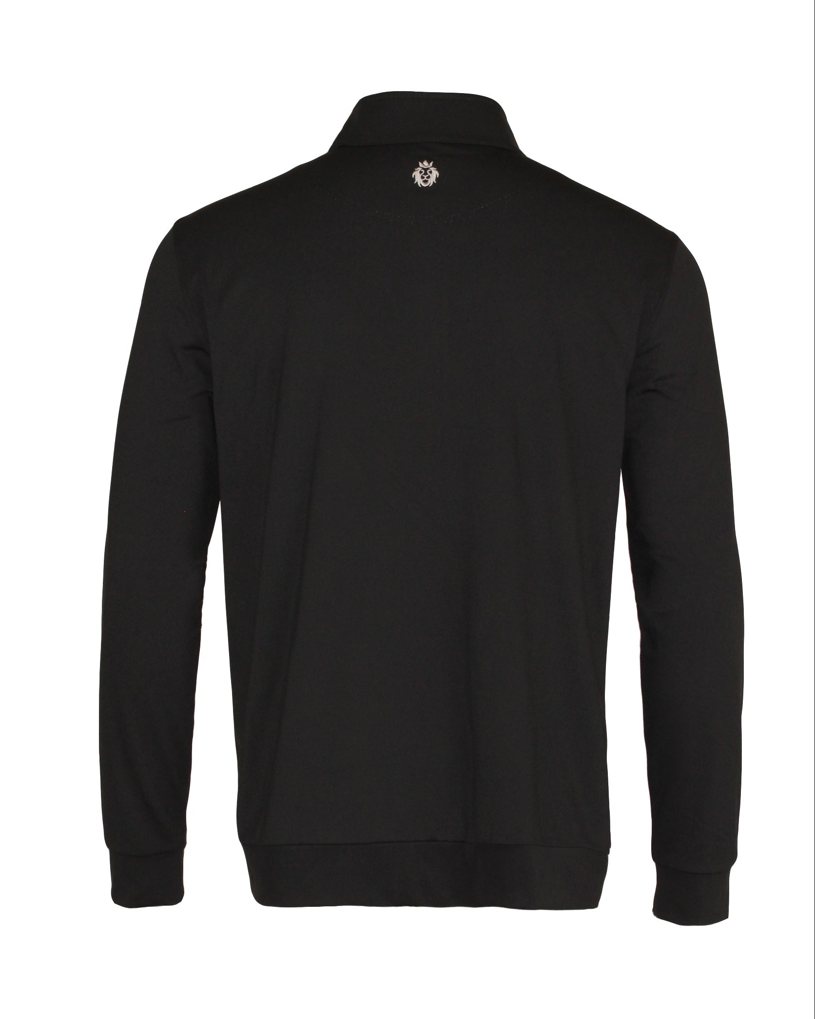 Black Quarter Zip Christian Golf Apparel with Lion of Judah