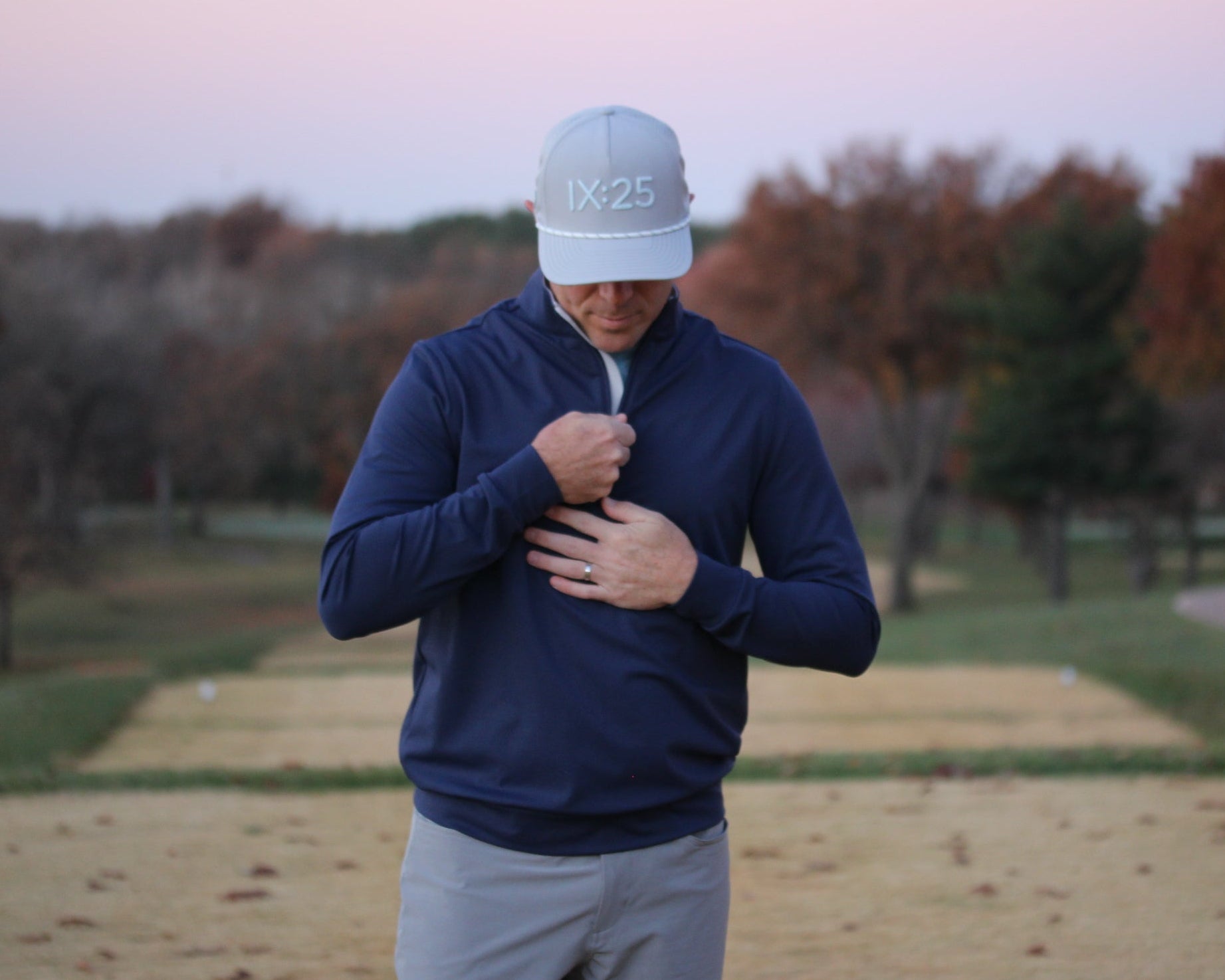 CrownFit Hat - Grey - TriCrown Golf