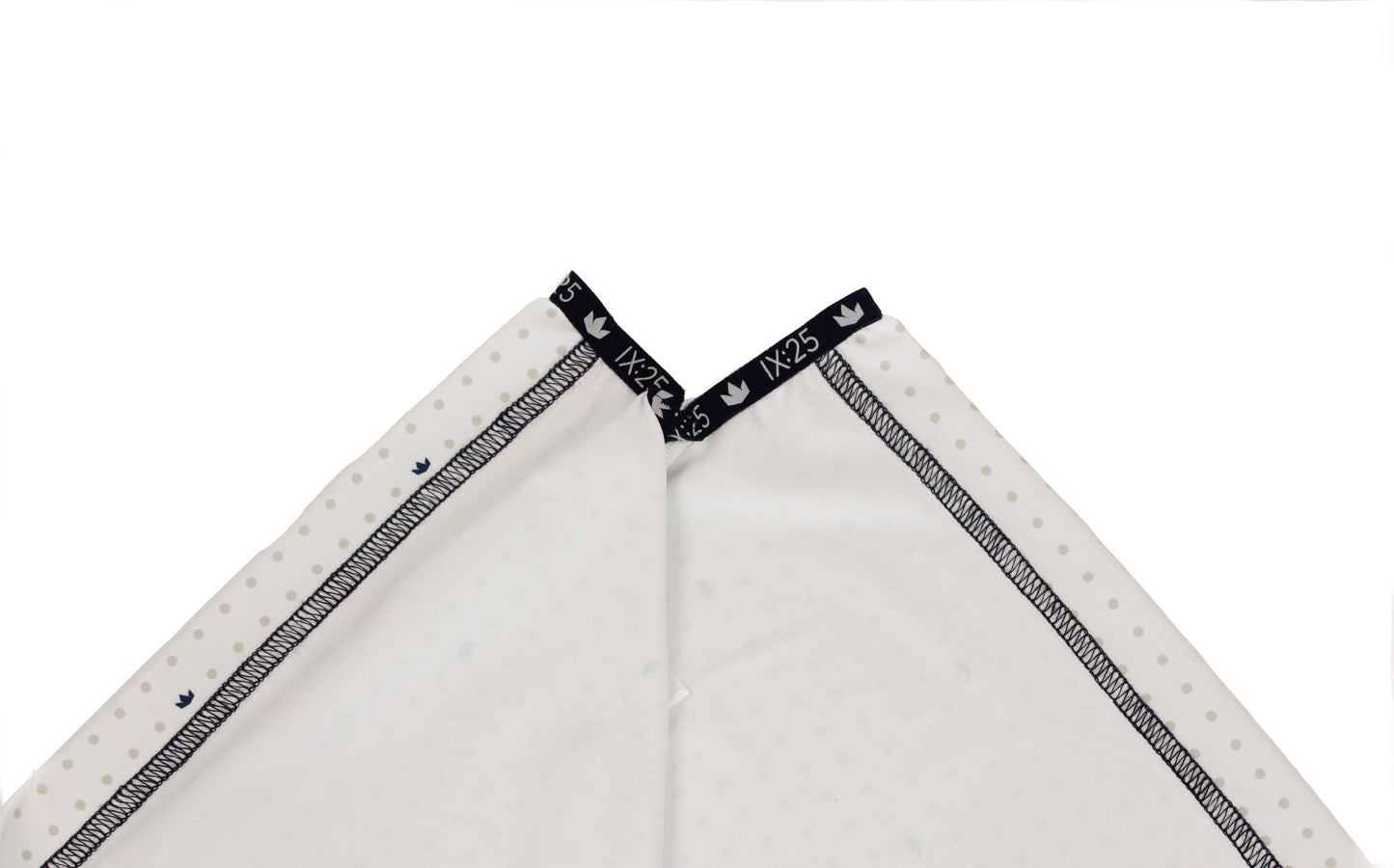 Men’s Christian golf polo with signature IX:25 seam tape by TriCrown Golf