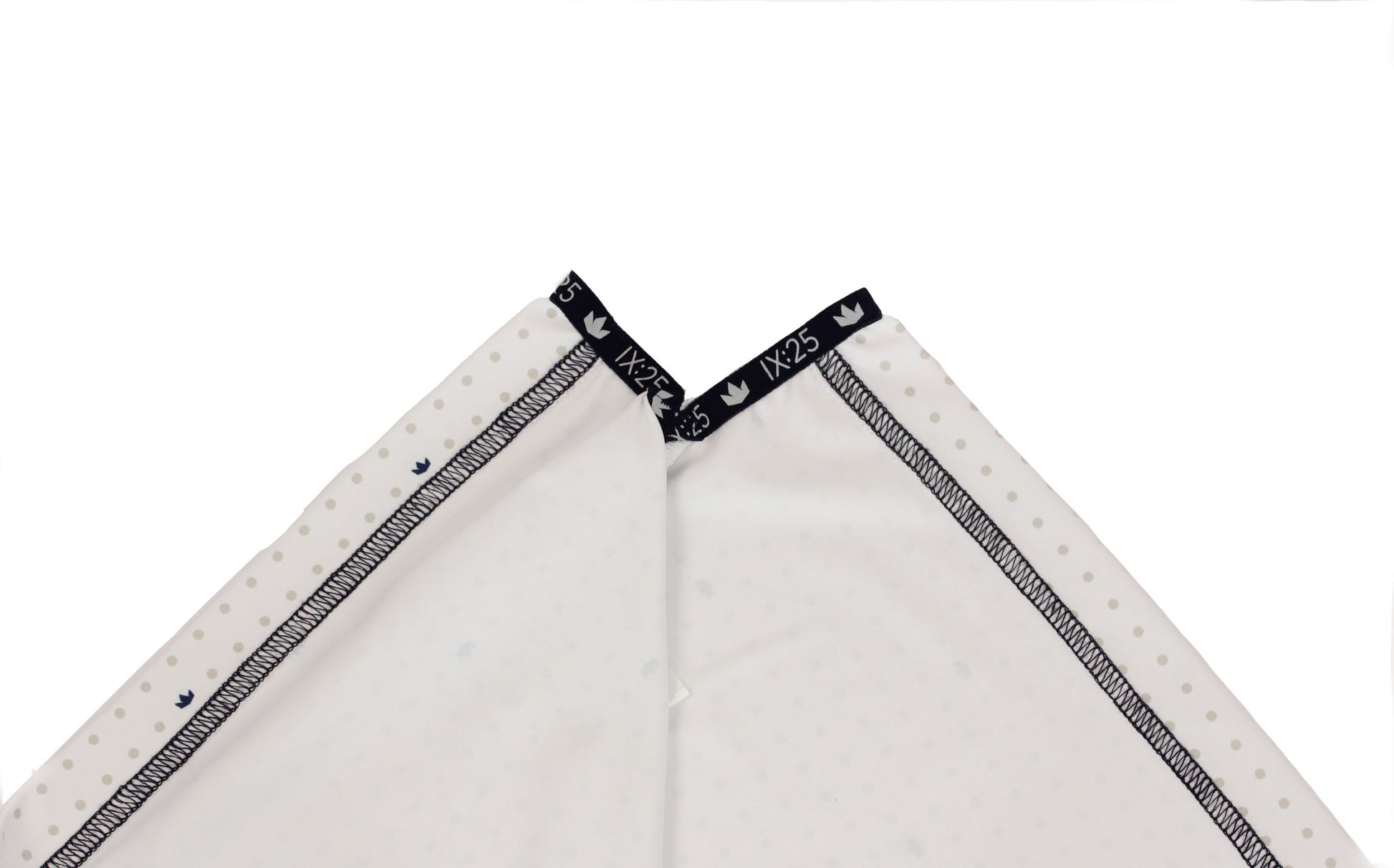 Men’s Christian golf polo with signature IX:25 seam tape by TriCrown Golf