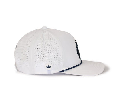 CrownFit Hat - White - TriCrown Golf