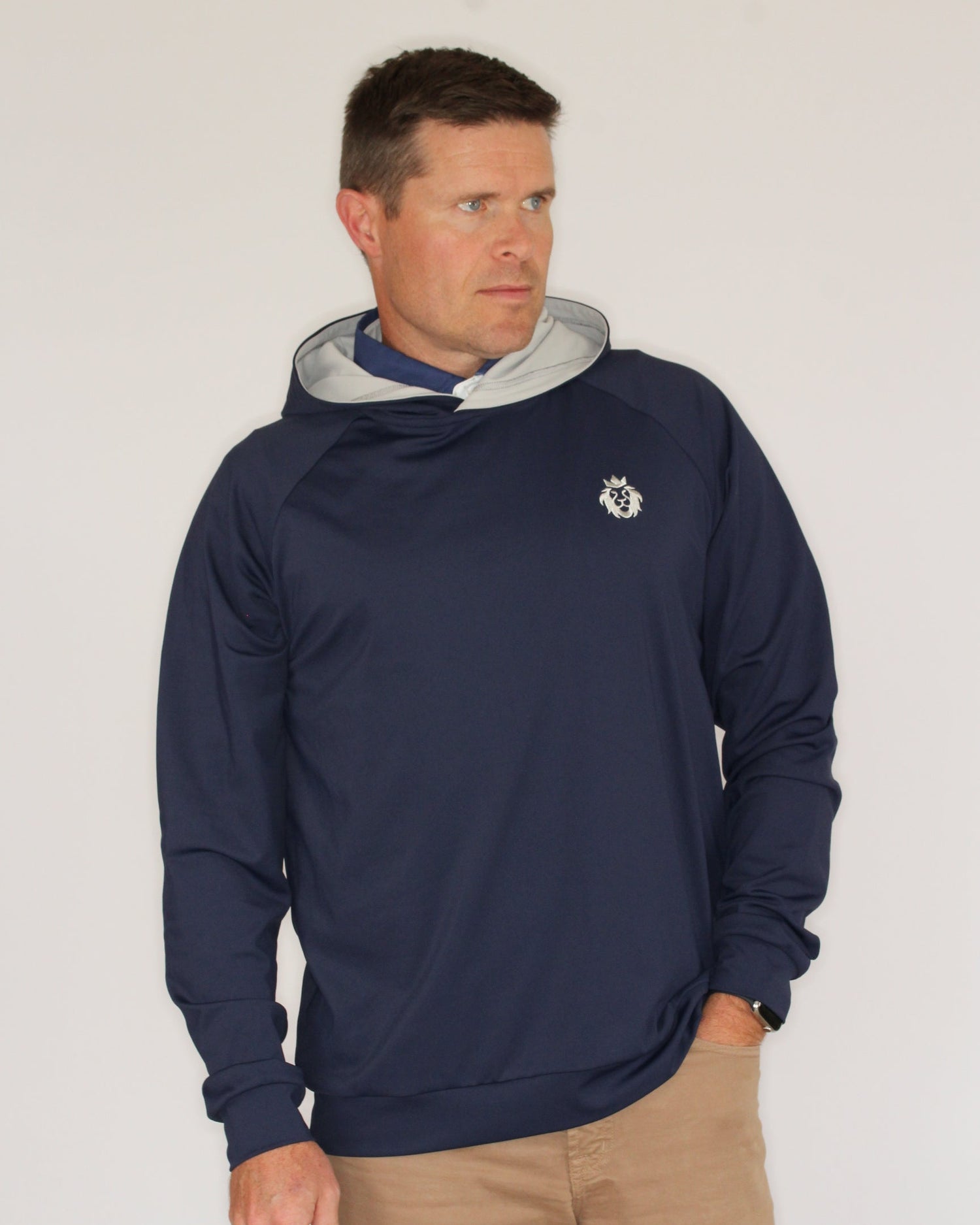 Performance Golf Hoodie in Navy