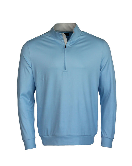 Men’s Christian golf quarter-zip with IX:25 scripture embroidery by TriCrown Golf