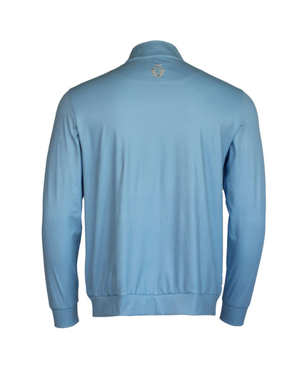 Men’s Christian golf quarter-zip with Lion of Judah embroidery by TriCrown Golf