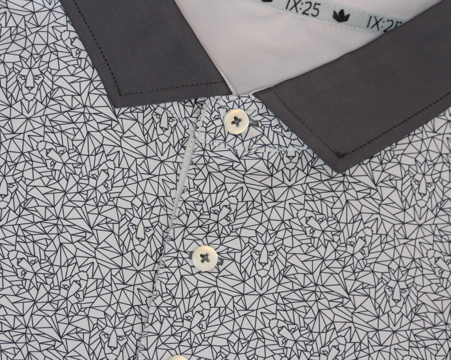 Lionheart Polo - Lion Mosaic - TriCrown Golf