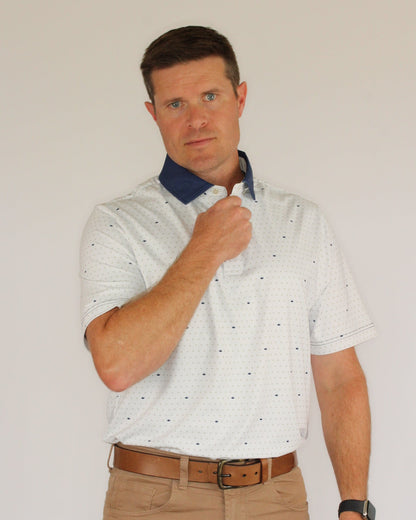 Performance Golf Polo with Faith Details