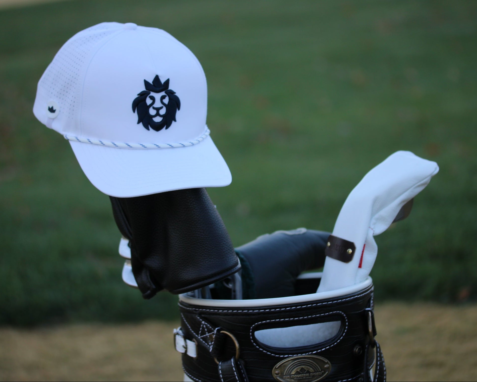 CrownFit Hat - White - TriCrown Golf