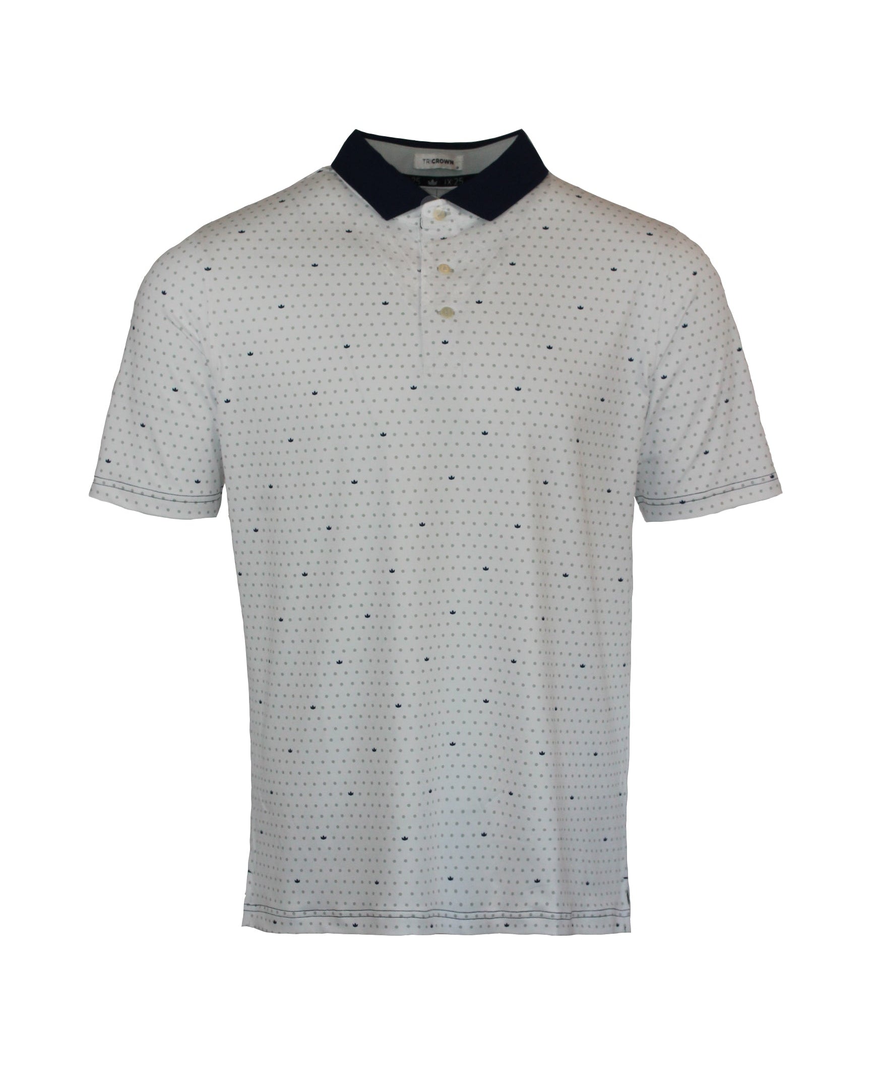 Lionheart Polo - Crown and Polka Dot - TriCrown Golf