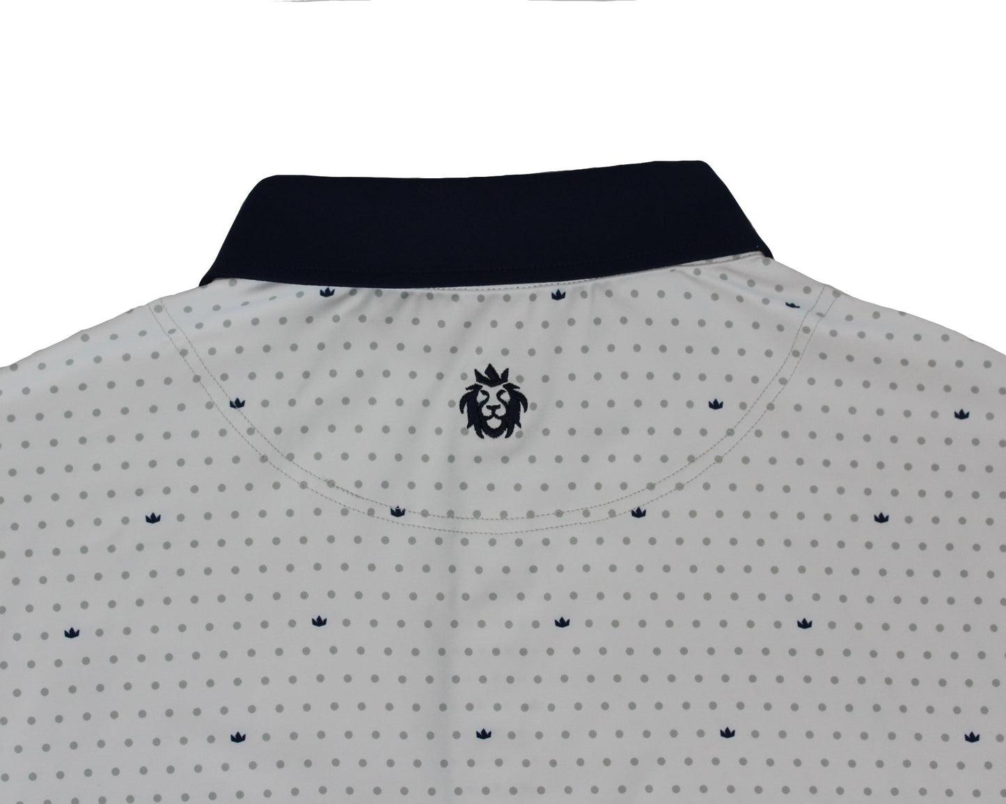 Lionheart Polo - Crown and Polka Dot - TriCrown Golf