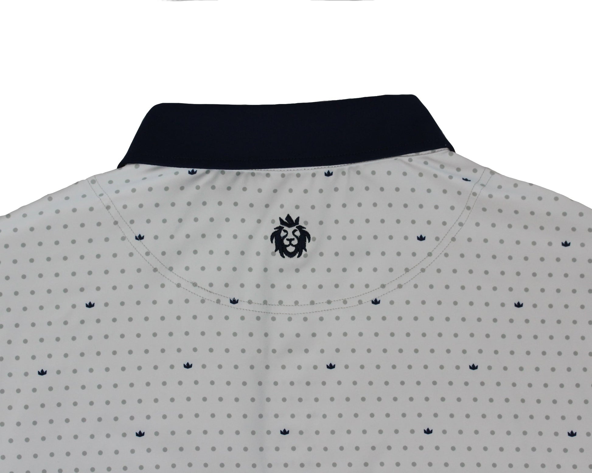 Lionheart Polo - Crown and Polka Dot - TriCrown Golf