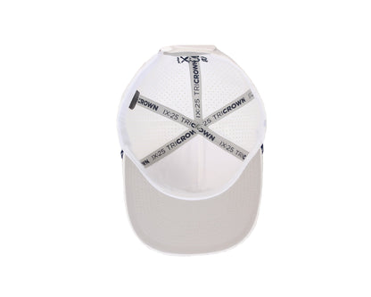 CrownFit Hat - White - TriCrown Golf
