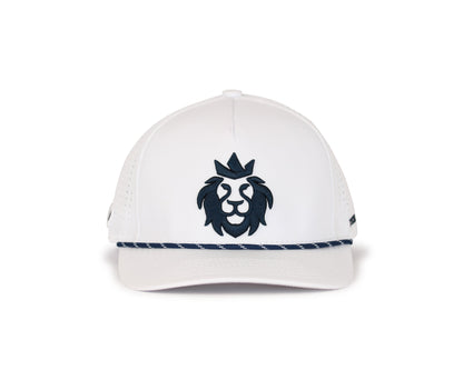 CrownFit Hat - White - TriCrown Golf