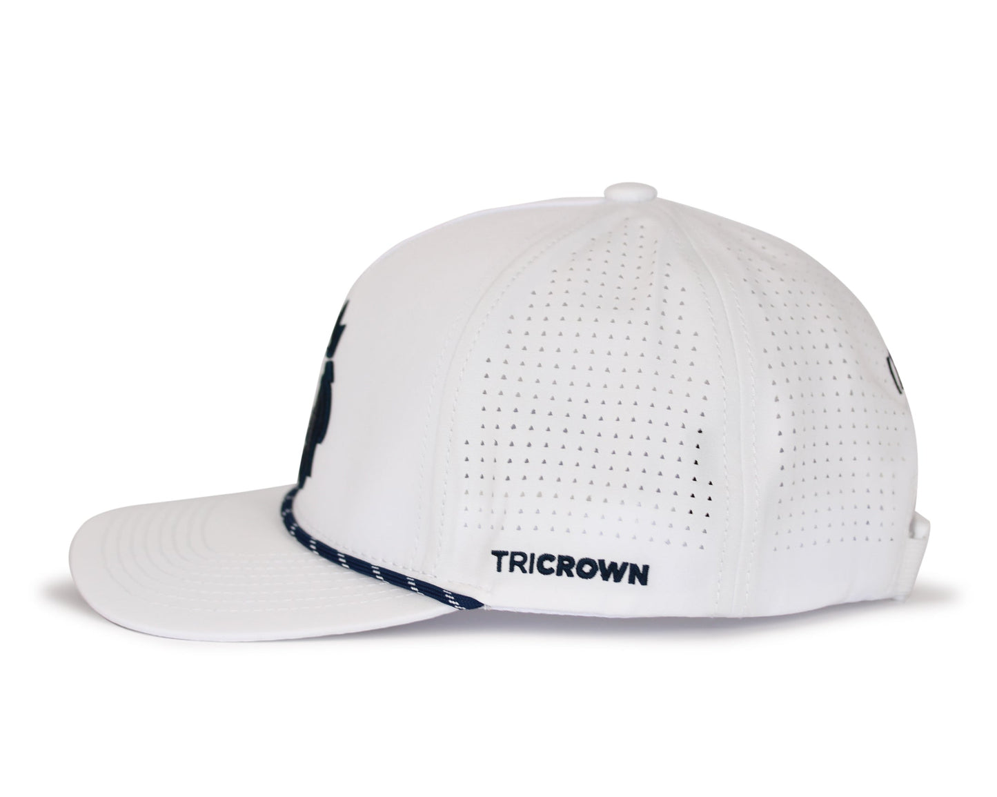 CrownFit Hat - White - TriCrown Golf